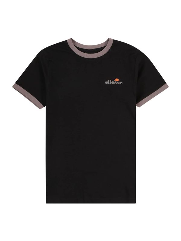 ELLESSE ELLESSE Majica 'Dunio'  siva / temno siva / rdeča / črna