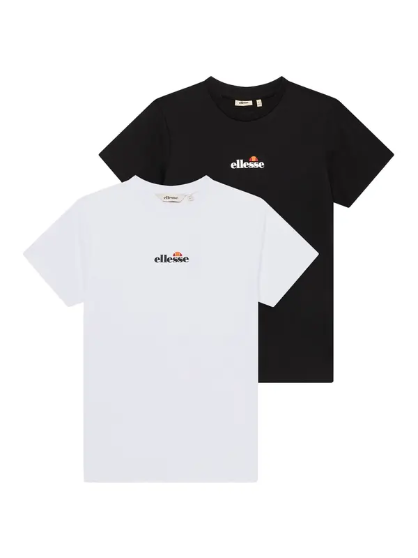 ELLESSE ELLESSE Majica 'Duranio'  črna / bela