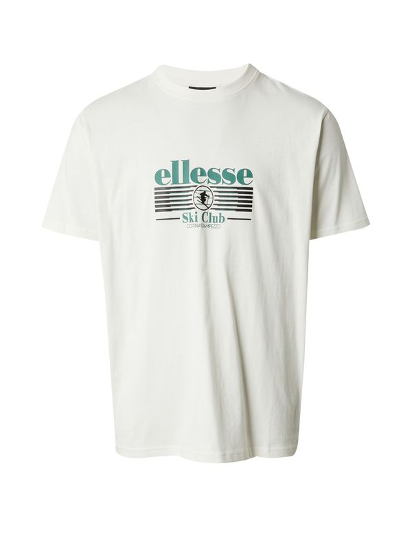 ELLESSE ELLESSE Majica 'Eliesca'  smaragd / črna / off-bela