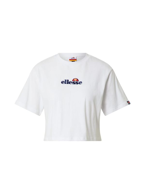 ELLESSE ELLESSE Majica 'Fireball'  mornarska / oranžna / rdeča / bela