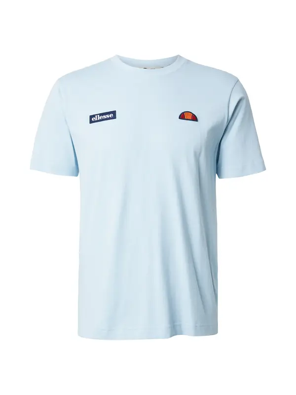 ELLESSE ELLESSE Majica 'Floran'  mornarska / nebeško modra / oranžna / rdeča