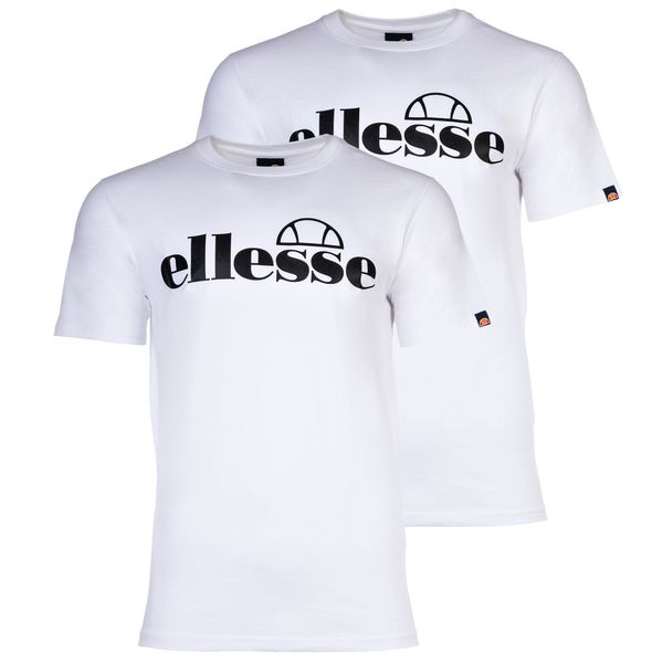 ELLESSE ELLESSE Majica 'Fuenti'  črna / bela