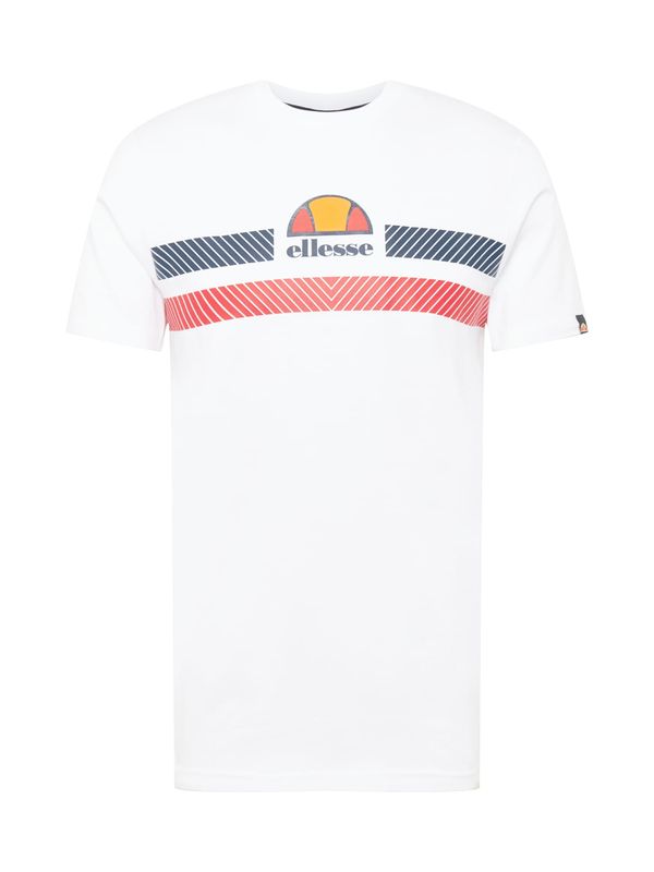 ELLESSE ELLESSE Majica 'Glisenta'  temno modra / gorčica / ognjeno rdeča / bela