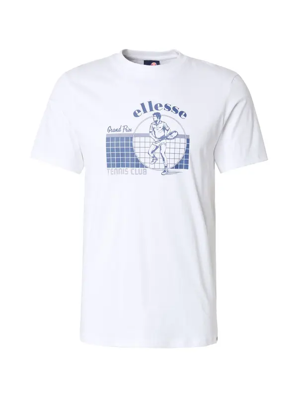 ELLESSE ELLESSE Majica 'GRANDPRIX'  kraljevo modra / bela