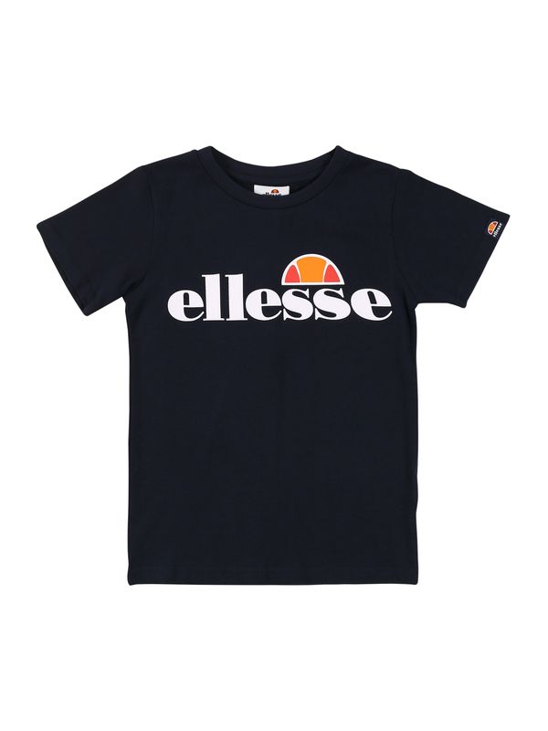 ELLESSE ELLESSE Majica 'Jena'  mornarska / oranžna / rdeča / bela