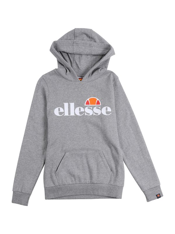 ELLESSE ELLESSE Majica 'Jero'  siva / oranžna / svetlo rdeča / bela