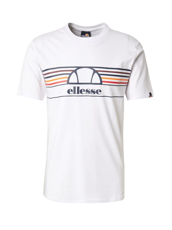 ELLESSE ELLESSE Majica 'Lentamente'  mornarska / oranžna / rdeča / bela