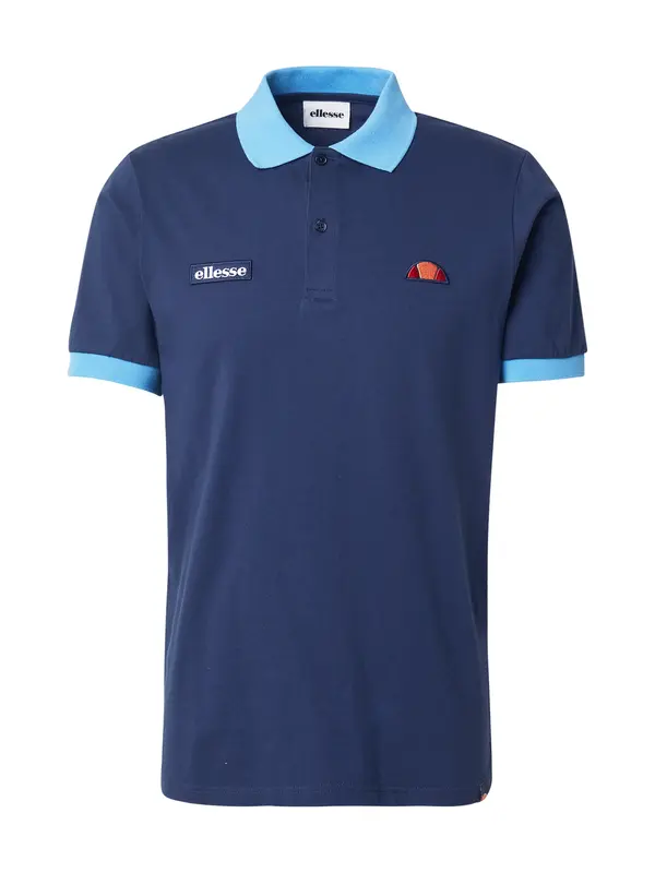 ELLESSE ELLESSE Majica 'Lessepsia'  nebeško modra / temno modra / oranžna / bela