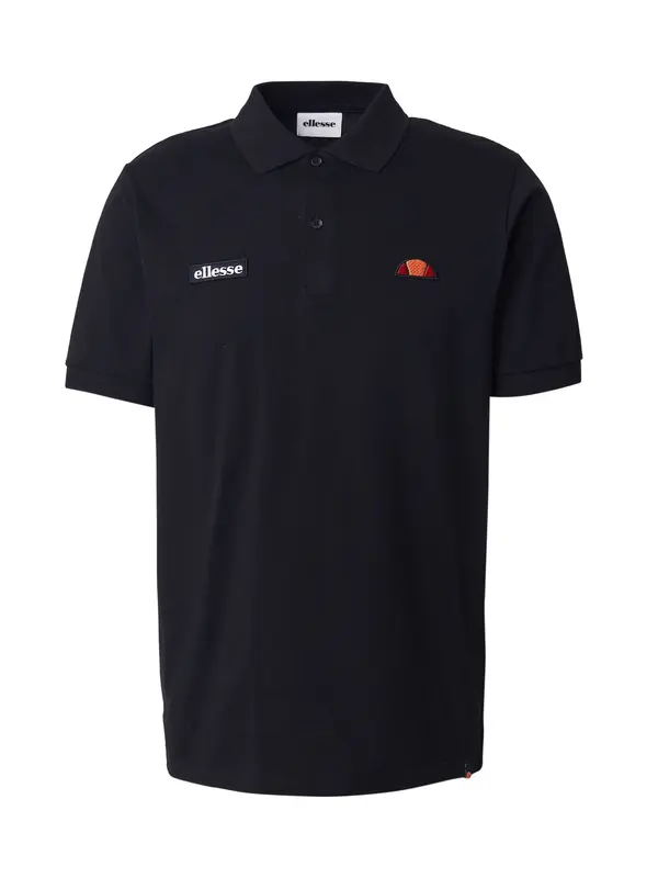 ELLESSE ELLESSE Majica 'Lessepsia'  oranžna / temno rdeča / črna / bela