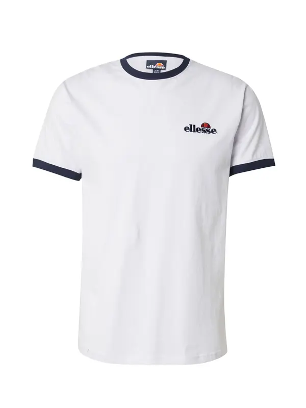 ELLESSE ELLESSE Majica 'Meduno'  mornarska / oranžna / živo rdeča / bela