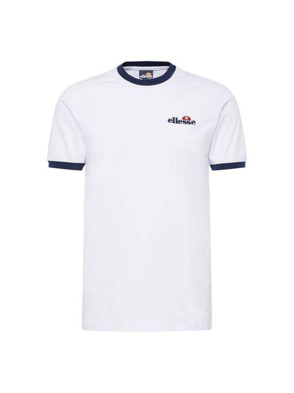 ELLESSE ELLESSE Majica 'Meduno'  mornarska / oranžna / živo rdeča / bela