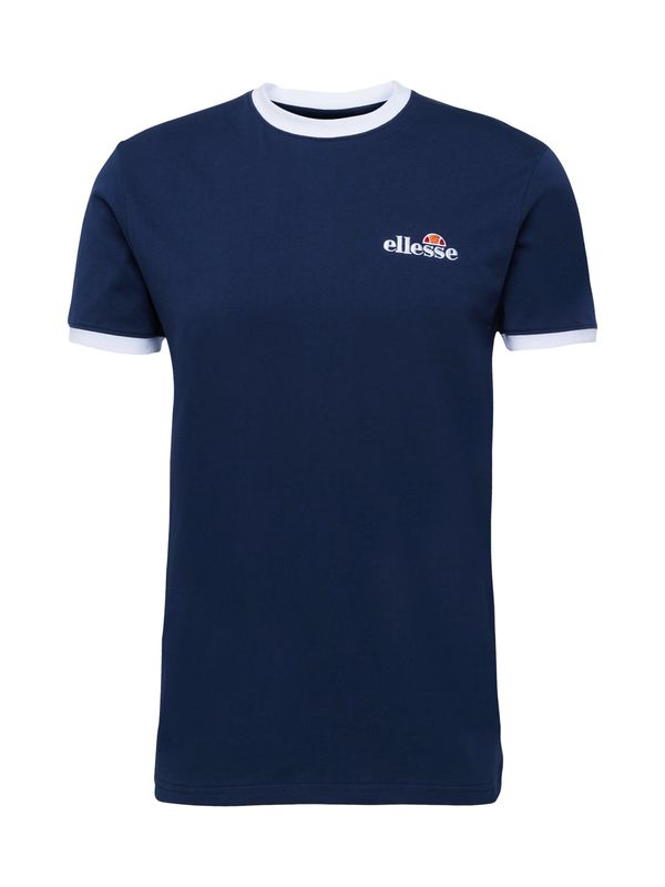 ELLESSE ELLESSE Majica 'Meduno'  mornarska / temno modra / rdeča / bela