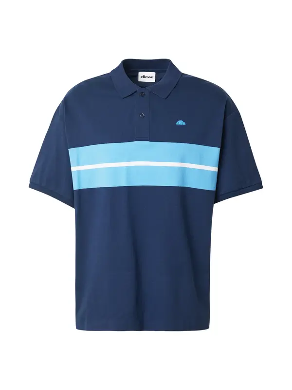 ELLESSE ELLESSE Majica  mornarska / svetlo modra / bela