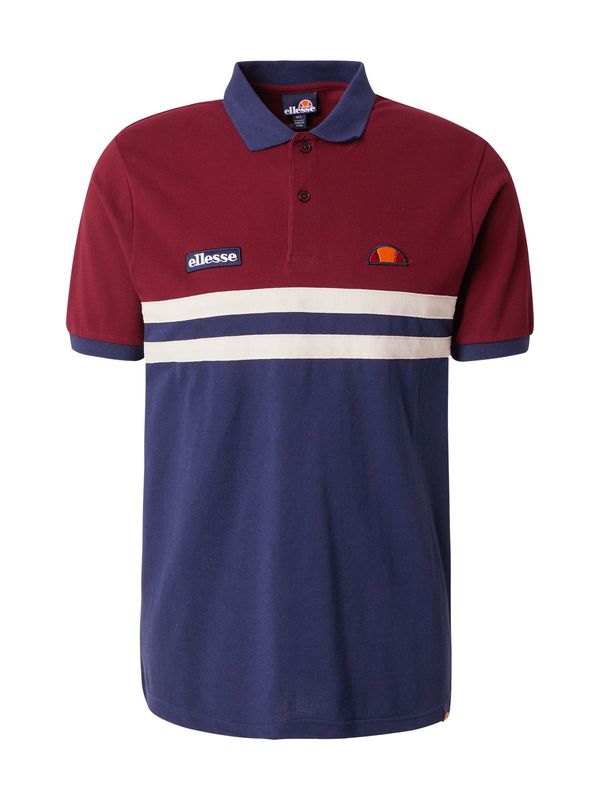 ELLESSE ELLESSE Majica 'Muccia'  mornarska / oranžna / vinsko rdeča / bela