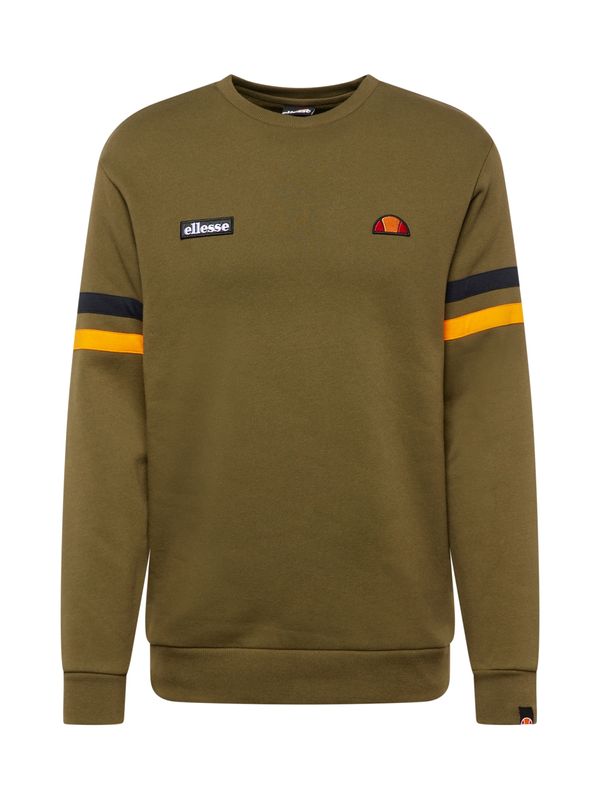 ELLESSE ELLESSE Majica 'Nomentanio'  mornarska / kaki / oranžna / bela