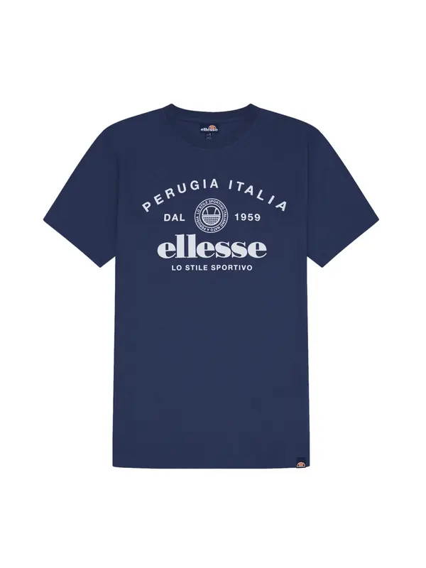 ELLESSE ELLESSE Majica 'Pepito'  mornarska / bela