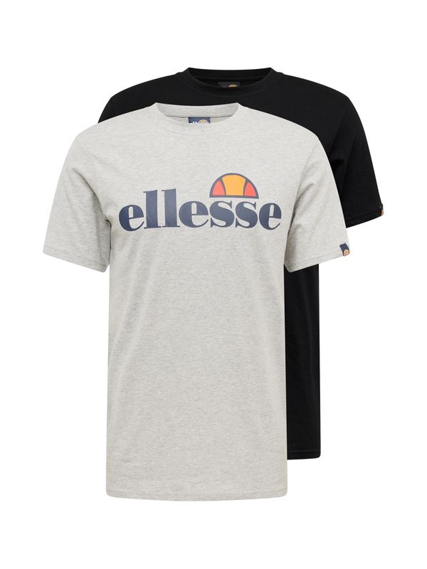 ELLESSE ELLESSE Majica 'Prado'  mornarska / pegasto siva / oranžna / črna