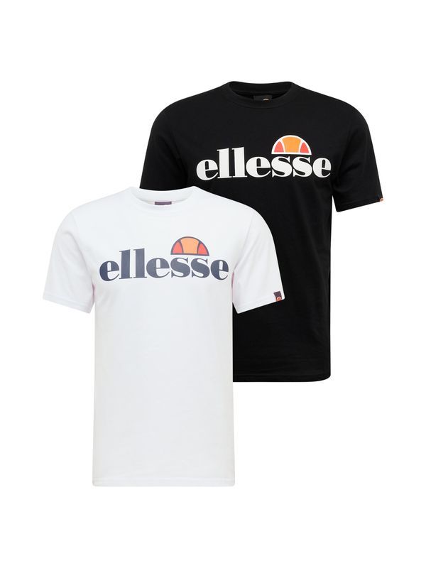 ELLESSE ELLESSE Majica 'Prado'  rumena / losos / črna / bela