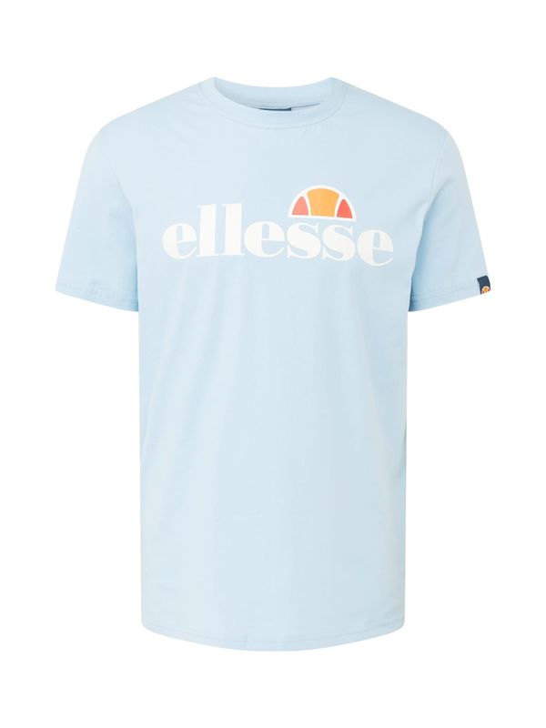 ELLESSE ELLESSE Majica 'Prado'  svetlo modra / kari / oranžna / bela