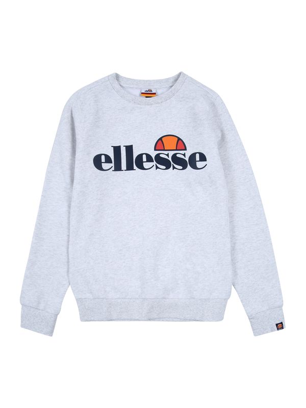 ELLESSE ELLESSE Majica 'Suprios'  mornarska / svetlo siva / oranžna / rdeča