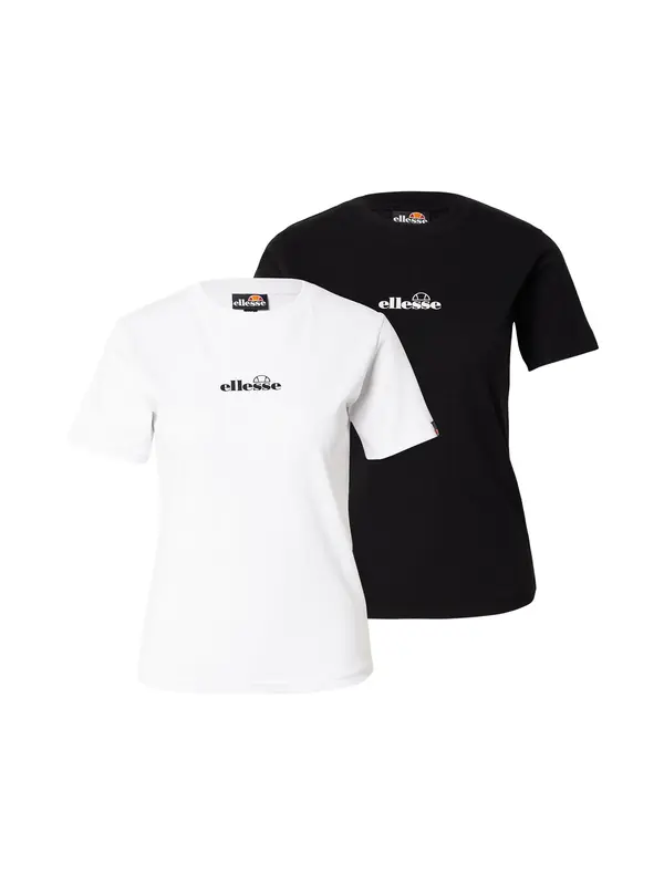 ELLESSE ELLESSE Majica 'Svetta'  črna / bela