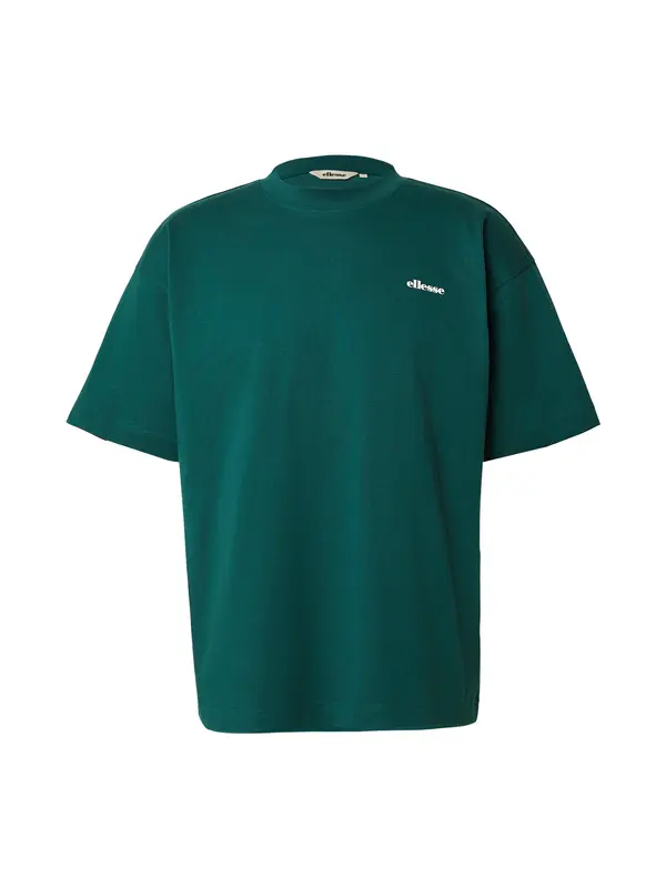 ELLESSE ELLESSE Majica 'THE D’ITALIA'  temno zelena / oranžna / bela