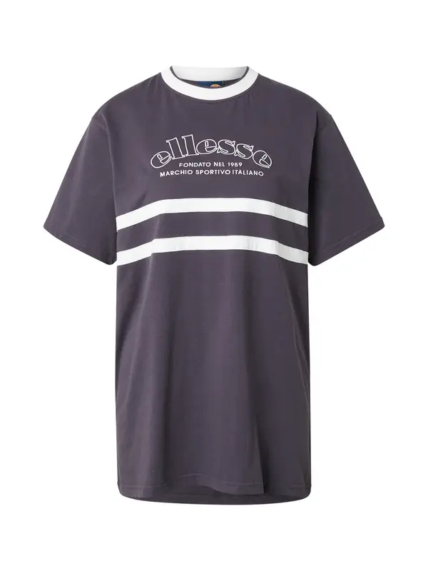 ELLESSE ELLESSE Majica 'THONES'  temno siva / bela