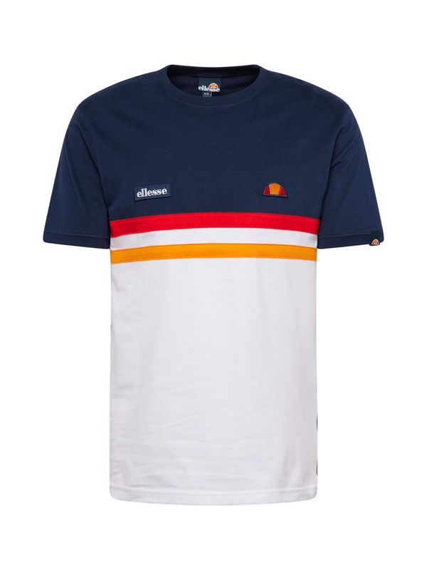 ELLESSE ELLESSE Majica 'Venire'  mornarska / oranžna / rdeča / bela