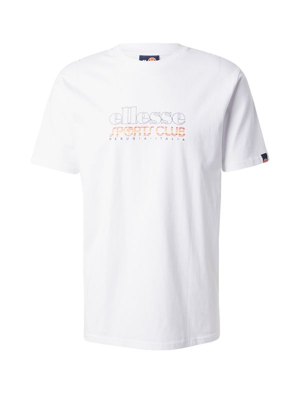 ELLESSE ELLESSE Majica 'Vettica'  marine / oranžna / breskev / bela