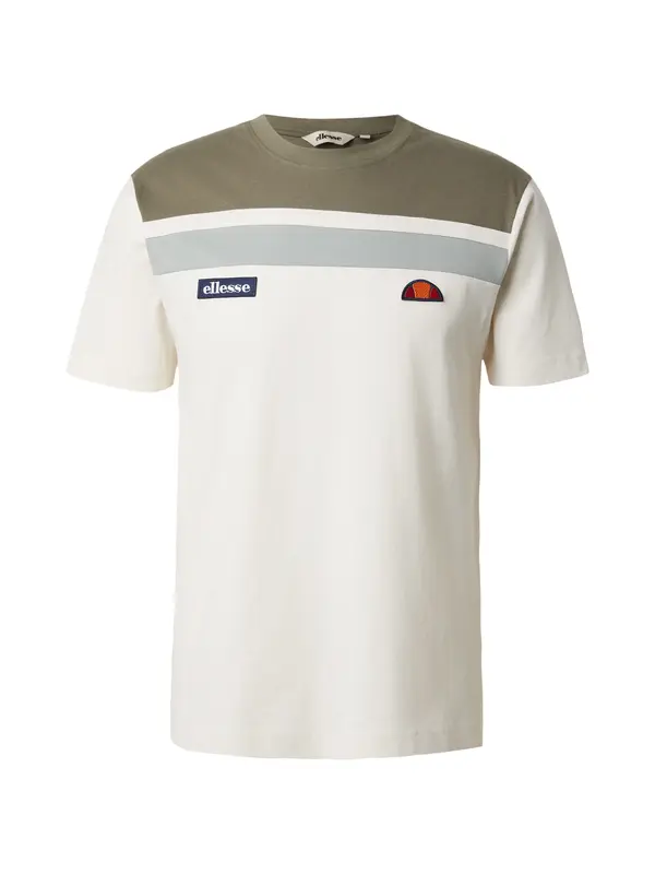 ELLESSE ELLESSE Majica 'Vignola'  kaki / pastelno zelena / off-bela