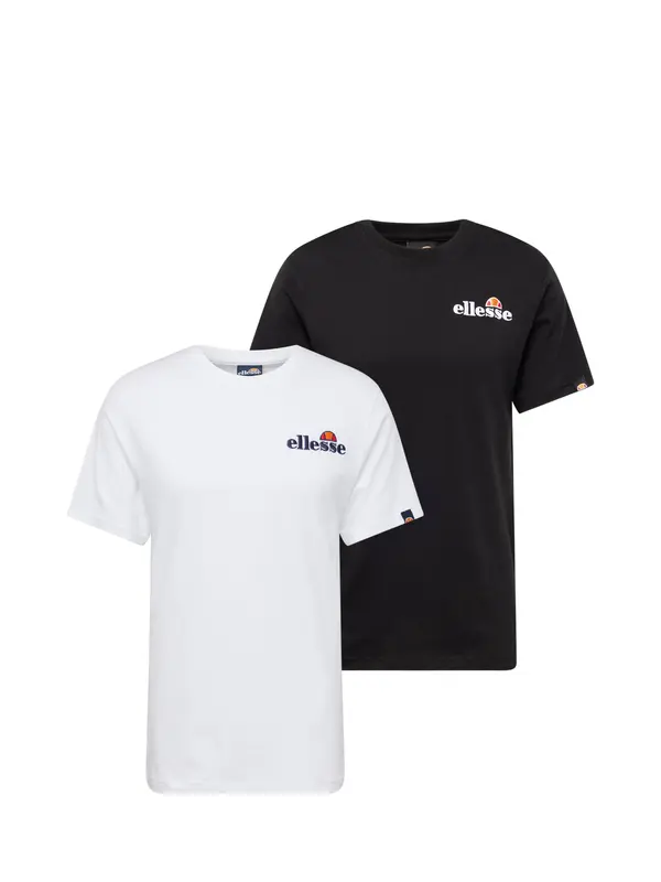 ELLESSE ELLESSE Majica 'Voodoo'  mornarska / oranžna / črna / bela