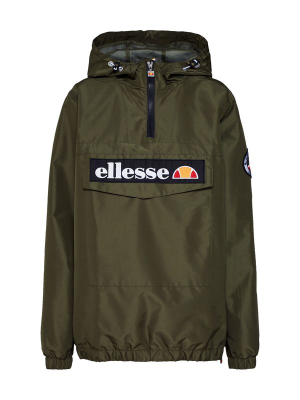 ELLESSE ELLESSE Prehodna jakna 'Mont 2'  kaki / oranžna / črna / bela