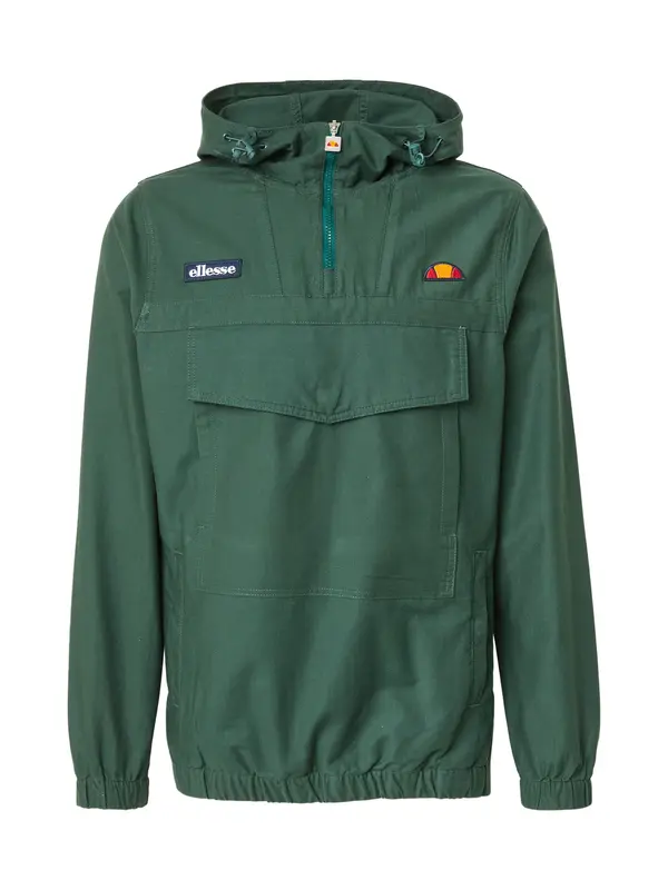 ELLESSE ELLESSE Prehodna jakna 'Mont'  mornarska / temno zelena / oranžna / krvavo rdeča