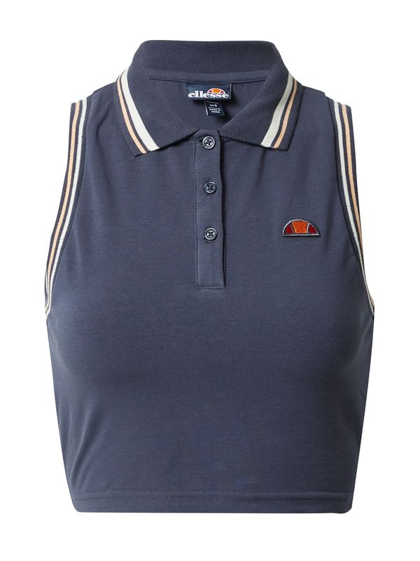 ELLESSE ELLESSE Top  temno modra / temno oranžna / rubin rdeča / naravno bela