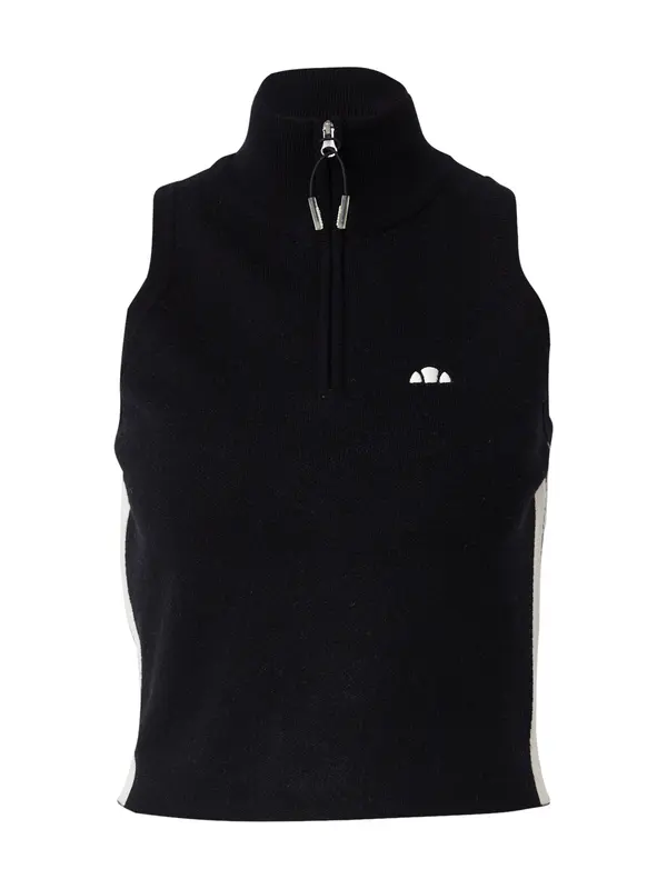 ELLESSE ELLESSE Top z naramnicami 'Surista'  črna / bela