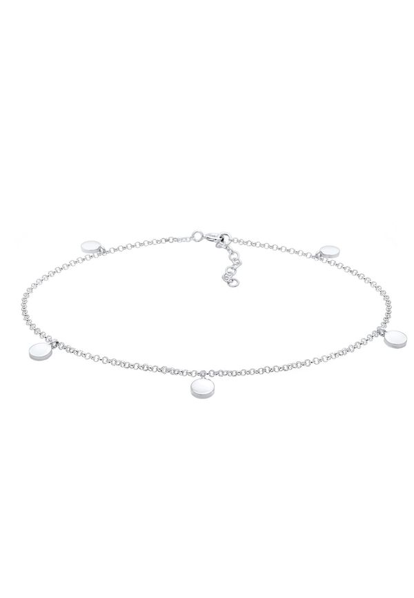 ELLI ELLI Nakit za stopala 'Geo'  srebrna