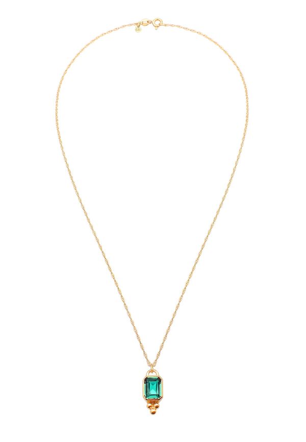 ELLI PREMIUM ELLI PREMIUM Verižica  zlata / smaragd