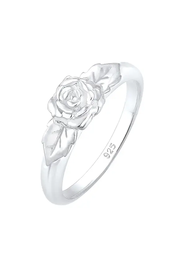 ELLI ELLI Prstan 'Rose'  srebrna