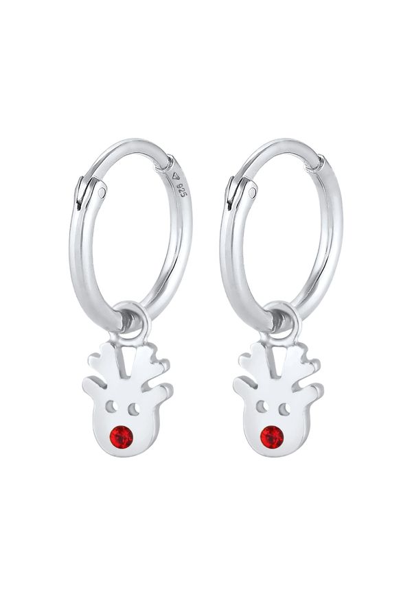 ELLI ELLI Uhani  rdeča / srebrna