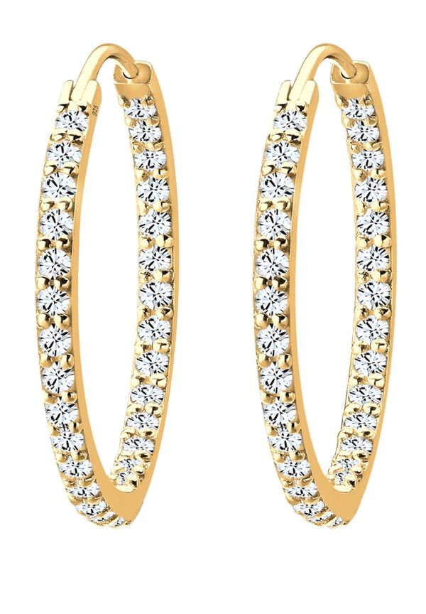 ELLI ELLI Uhani  zlata / transparentna