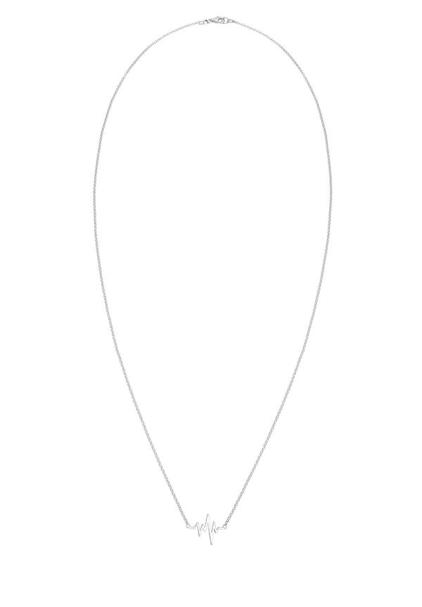 ELLI ELLI Verižica 'Herzschlag'  srebrna
