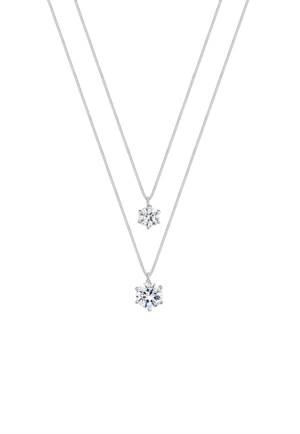 ELLI ELLI Verižica  srebrna / transparentna