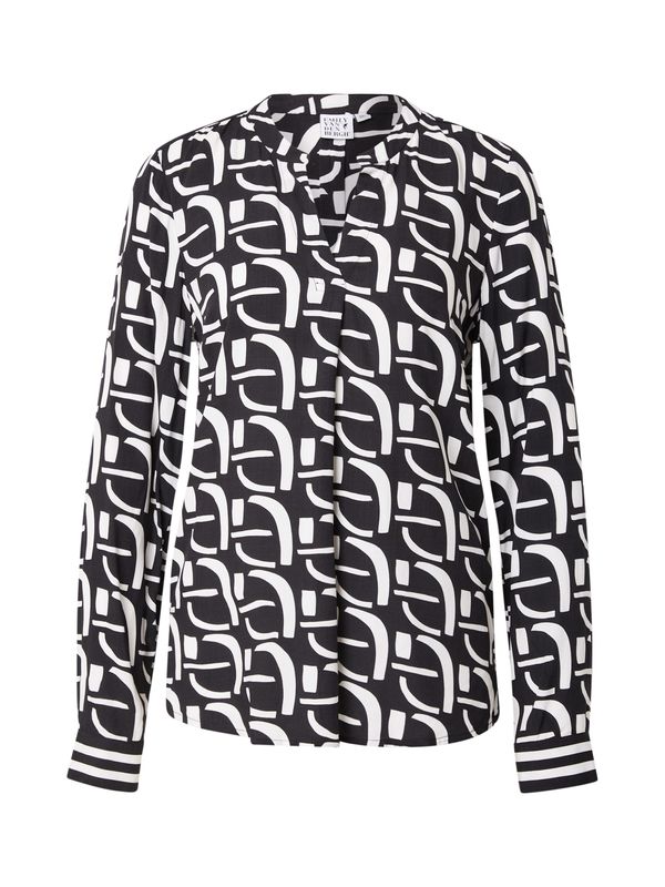 Emily Van Den Bergh Emily Van Den Bergh Bluza  črna / bela