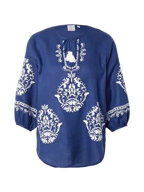 Emily Van Den Bergh Emily Van Den Bergh Bluza  modra / bela
