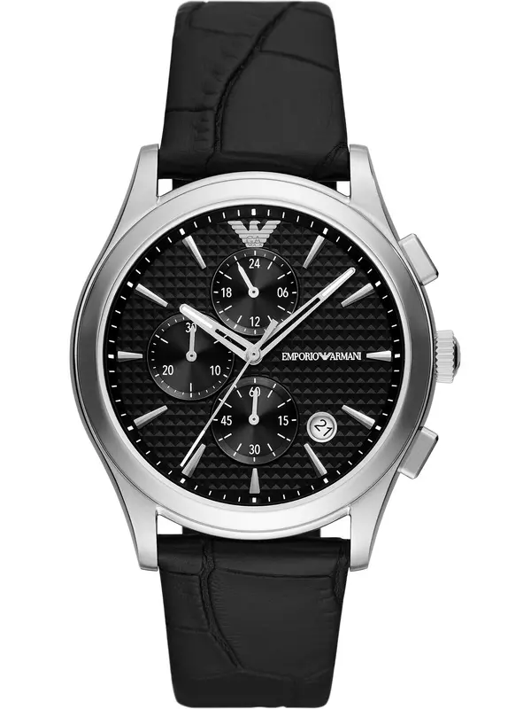 Emporio Armani Emporio Armani Analogna ura  črna / srebrna
