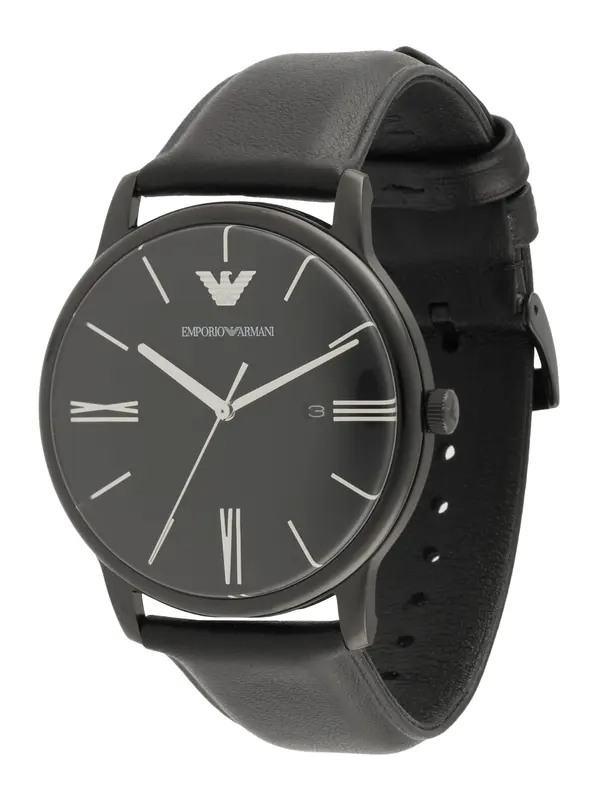 Emporio Armani Emporio Armani Analogna ura  črna / srebrna