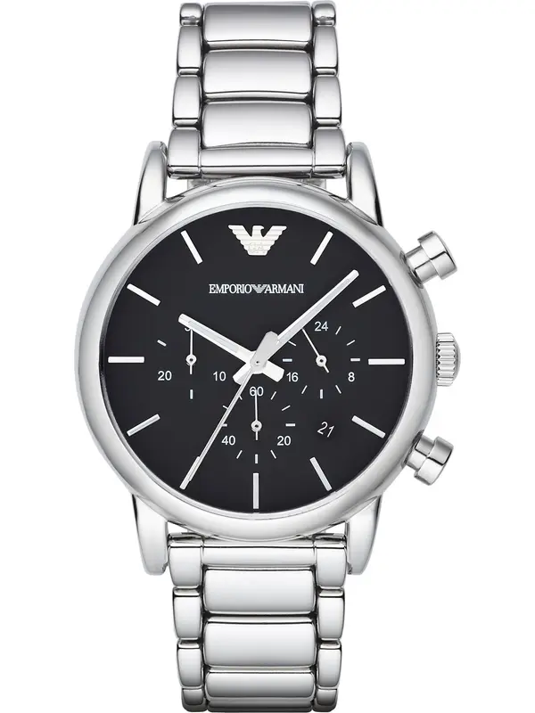 Emporio Armani Emporio Armani Analogna ura  črna / srebrna