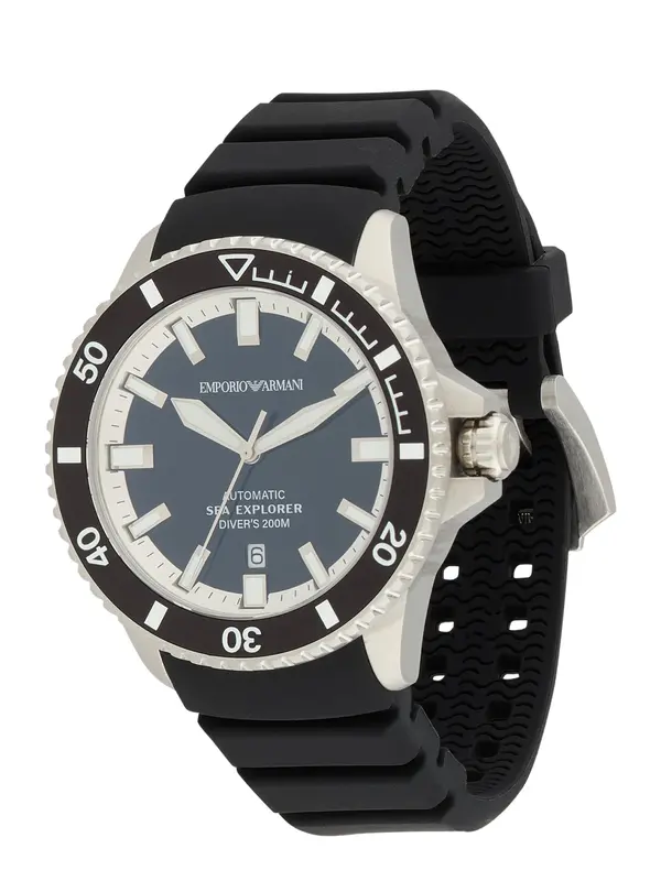 Emporio Armani Emporio Armani Analogna ura  marine / črna / srebrna