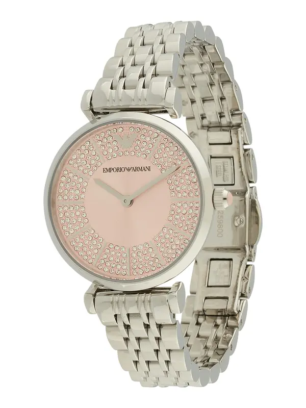 Emporio Armani Emporio Armani Analogna ura  rosé / srebrna / transparentna