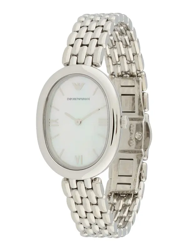 Emporio Armani Emporio Armani Analogna ura  srebrna / bela